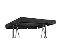 Copertura superiore oscillante Copertura antipolvere for mobili da giardino e patio, impermeabile con tettoia for altalena esterno(Black 142x120x18cm)