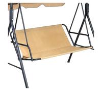 Copertura superiore oscillante Copertura for altalena da esterno con maggiore durata realizzata in robusto tessuto Oxford 600D(Beige)