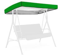 Copertura superiore oscillante Telo di ricambio impermeabile for sedia a dondolo da giardino 3 for coprisedile in materiale antipioggia e antivento con vestibilità sicura(Green 191x120x18cm)