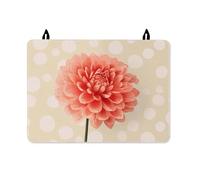 Copertura superiore per fornello elettrico, motivo floreale, moderna, dalia, pois, primavera, pesca, impermeabile, protezione per cucina, cucina, 71,1 x 50,8 cm