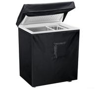 Copertura superiore per frigorifero, copertura antipolvere Oxford 420D con tasche con cerniera, protezione per coperchio del frigorifero completamente coperta per cucina (71 x 58 x 87 cm)