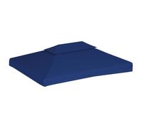 Copertura Superiore per Gazebo a 2 Strati 310 g/m² 4x3 m Blu