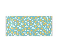 Copertura superiore per lavatrice con bordo in pizzo con borsa laterale riutilizzabile copertura protettiva per lavatrice si adatta alla maggior parte delle lavatrici o asciugatrici 130 x 55,9 cm