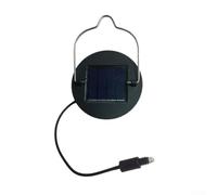 Copertura superiore per pannello solare, 2 V, 100 mA, resistente alle intemperie, accessorio per lanterne e luci a sospensione all'aperto fai da te (spirale)