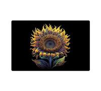 Copertura superiore per stufa elettrica, protezione in vetro in gomma naturale extra spessa a forma di girasole, previene graffi sulla parte superiore degli Stati Uniti, si espande