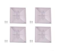 Copertura superiore protettiva per pali da 10 cm, per pali di recinzione da 9,6 cm, per prevenire danni agli animali e usura delle intemperie (4 pezzi)