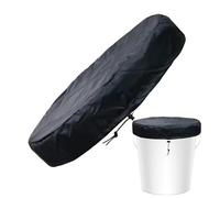 Copertura Tamburo con Cordoncino Scorrevole | Coperchio Barile Acqua con Cordoncino | Protezione per Botte Esterna Terrazza Giardino