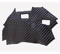 Copertura tappetini nero/rosso in ecopelle per bulldozer CAT D5 Dozer