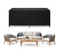 Copertura Tavolo Esterno 130x90x85cm Copertura Mobili da Giardino | 420D Coperture per Mobili da Giardino, Impermeabile Copridivano Esterno, Coperture Tavolo da Esterno per Set Arredo Giardino