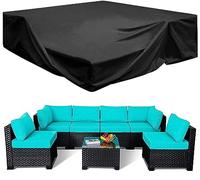 Copertura Tavolo Esterno 210x210x70cm(LxWxH) Copritavolo Esterno Impermeabile 600D Oxford, Copertura Tavoli Giardino Impermeabile per mobile da esterno Tavoli e Sedie, Divani, Mobili in Rattan