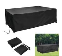 Copertura Tavolo Esterno Impermeabile, 130x50x40cm/LxWxH Heavy Duty Copri Tavolo da Esterno Impermeabile, Telo Copri Tavolo Esterno Impermeabile Tavoli e Sedie da Cortile Raggi UV