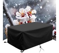 Copertura Tavolo Esterno Impermeabile 200x140 Copertura Mobili Da Giardino,Tessuto Oxford 420d Coperture per Mobili Da Esterno,Resistente Alle Intemperie, Resistente Alla Neve 200x140x70cm/LxWxH