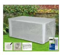 Happy People 79291 - Copertura Protettiva per Tavolo da Giardino Rettangolare, Trasparente