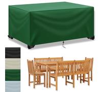 Copertura Tavolo Giardino Esterno Impermeabile, Resistente ai Raggi UV Resistente allo Strappo Copertura per Mobili da Giardino, 420D Tessuto Oxford Telo Copri Tavolo Esterno (130x60x50cm) - Verde
