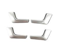 Copertura Telaio Console Centrale Per A4 B6 B7 2002-2008 Pulsanti Sblocco E Chiusura Centralizzata Portiera Dell'auto Rivestimento Della Maniglia Della Portiera Interna Auto(Silver door handle)