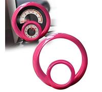 Copertura Telaio Console Centrale Per Benz Per Smart 453 2015-2023 Cornice Decorativa Per Tachimetro Adatta Per Cruscotto Modificato Adesivi Per Interni Accessori Decorativi( Rose Red)