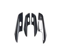 Copertura Telaio Console Centrale Per Nissan Per Terra Per Navara Per NP300 2018 2019 2020 Modanature Decorative Per Interni In Fibra Di Carbonio Copertura Della Console Decorazione(8)