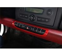 Copertura Telaio Console Centrale Per Smart 451 Per Fortwo Copertura Decorativa Per Auto Rivestimento Interno Rosso Guscio Protettivo Decorativi Lo Styling Dell'auto(5)