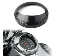 Copertura telaio strumento Compatibile con Dyna per Softail Touring Road King con cornice per tachimetro da 5", lunetta per tachimetro per moto, visiera copri-anello