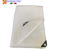 Copertura Telo Impermeabile Retinato Bianco Telone Protezione Auto Barca Piscina