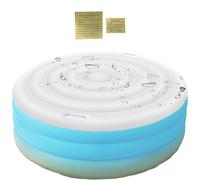 Copertura termale resistente alle intemperie, protezione isolata per vasca idromassaggio, coperchio da 203 cm con strato termico, scudo in tessuto Oxford impermeabile, copertura esterna con cinghie