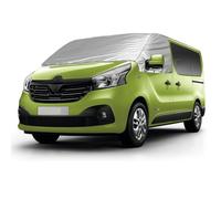 Copertura Termica Esterna per Parabrezza per Opel Vivaro Renault Trafic | FIAT Talento NV300 2014-2023, Copertura Argentata per Parabrezza Antigelo per Finestrini Invernale con Funzione Oscurante