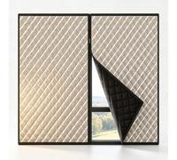 Copertura Termica Isolante con Cerniera Paraspifferi Invernale per Finestre | Isolamento per Finestre per L'inverno, Tende Autoadesive Oscuranti Privacy Contro i Rumori Della Strada(175x280cm)