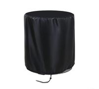 Copertura termica rotonda da 53 x 58 cm, tessuto Oxford 210D impermeabile con fodera in PVC per frigorifero/tavoli da bar da 21 litri, resistente ai raggi UV e antipolvere, protezione esterna con