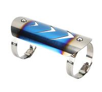 Copertura Termica Scudo Calore Acciaio Inox 304, per Scarico (Bluing)