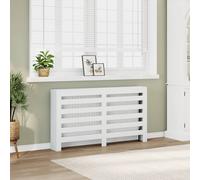 vidaXL Copertura termosifone Bianca 149x20x82 cm Legno multistrato