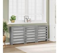 Copertura Termosifone Grigio Sonoma 205x21,5x83,5cm Multistrato