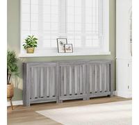 Copertura Termosifone Grigio Sonoma 205x21,5x83,5cm Multistrato
