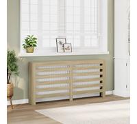Copertura Termosifone Rovere 175x20x82 cm in Legno Multistrato