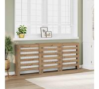 Copertura Termosifone Rovere Artigianale 205x21,5x83,5 cm Legno