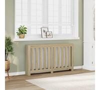 vidaXL Copertura Termosifone Rovere Sonoma 149x20x82 Legno Multistrato