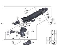 Copertura Testata Copritestata Per BMW N57 3.0d 11617811909 11618514731