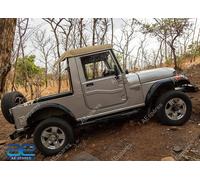 Copertura Tetto Soft Top Bikini Grigio Per Mahindra Roxor Posteriore