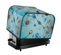 Copertura trapuntata per tostapane a 4 fette, con manico, per tostapane, biologia, chimica, decorazione per casa, tavolo, cucina