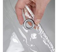 Copertura trasparente impermeabile per mobili da giardino, in plastica leggera, protezione per esterni, per balconi, piante e patio, resistente, con occhielli per un fissaggio sicuro
