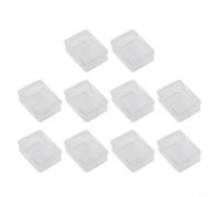 Copertura trasparente per interruttore a bilanciere, confezione da 10 pezzi, impermeabile, in silicone, per interruttori on/off rettangolari da 19 x 13 mm, per barche e auto