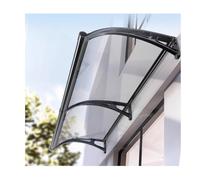 Copertura trasparente per porta del patio, protezione dalla pioggia UV, per ingresso esterno, veranda, finestra, tenda parasole 80 cm x 280 cm, copertura resistente alle intemperie