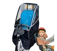 Copertura trasparente per sedile posteriore da bicicletta, protezione portatile per campeggio, escursioni, giornate di pioggia, pendolari, picnic