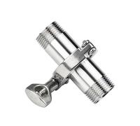 Copertura Tri Clamp per raccordi sanitari interni, Adattatore for ghiera filettata in acciaio inossidabile SS304 con guarnizione for tubo(DN32 x Ferrule 64)