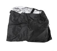 Copertura triangolare per conigliera per tutte le condizioni atmosferiche, essenziale per la sicurezza degli animali domestici (nero, 147 x 52 x 86 cm)