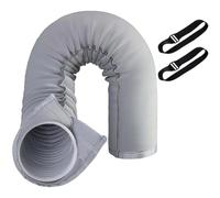 Copertura tubolare per aria condizionata, isolamento per tubi di scarico 'aria condizionata, protezione resistente al calore nella stagione calda, manicotto per canale di diametro 127 mm, per casa
