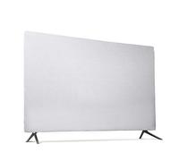 Copertura TV Antipolvere,Copri TV da Esterno Più elastica e flessibile rivestimento in tessuto for 55" TV Hang-tipo Televisione caso del protettore di 43" 49" Scratch Resistant Prova Splash(Gray,55 in