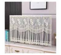 Copertura Tv Per Esterni Minimalist TV Dust Cover Do Not Remove The Desktop Mounted When Starting Up Comfortable Lace Dustproof Cloth(Beige,195 x Height 120cm)