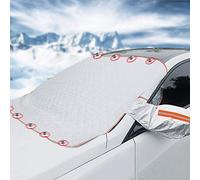 Copertura Universale Parabrezza Auto - Telo Antigelo Magnetico, Protezione Antighiaccio, Resistente a Neve e UV per la Maggior Parte dei Veicoli (145 * 120cm)