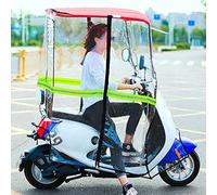 Copertura universale per bicicletta elettrica, copertura antipioggia - tenda trasparente completamente chiusa con parasole - copertura parasole per scooter