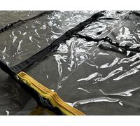 Copertura universale per cabina del carrello elevatore, copertura impermeabile in vinile, protezione UV, protezione da pioggia e polvere, supporta oltre 13000 libbre di capacità